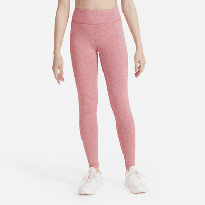 Nike Dri FIT One Luxe Big Kids Girls High Rise Leggings. Nike